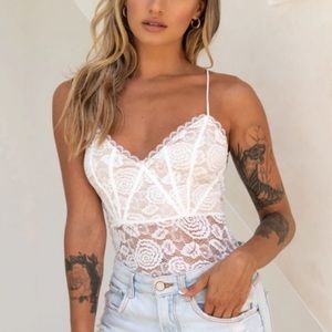Lace Bodysuit NWT